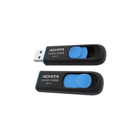 Adata Uv Pendrive Gb Usb Preto Azul Auv G Rbe