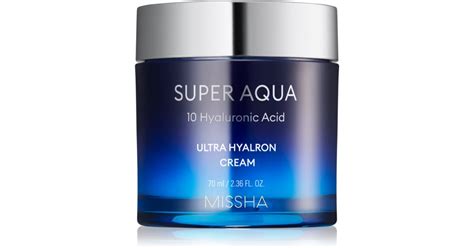 Missha Super Aqua Hyaluronic Acid Moisturizing Facial Cream Notino Ie