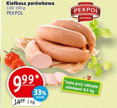 Kiełbasa Pekpol 33 TANIEJ promocja Prim Market Ding pl