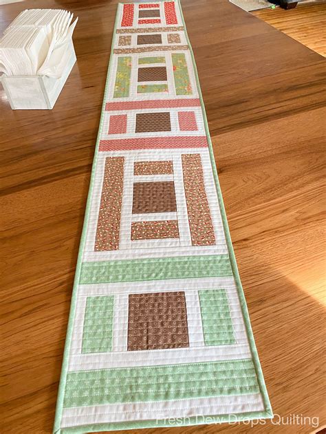 Digital Pdf Pattern Lakehouse Steps Runner Quilt Etsy Australia