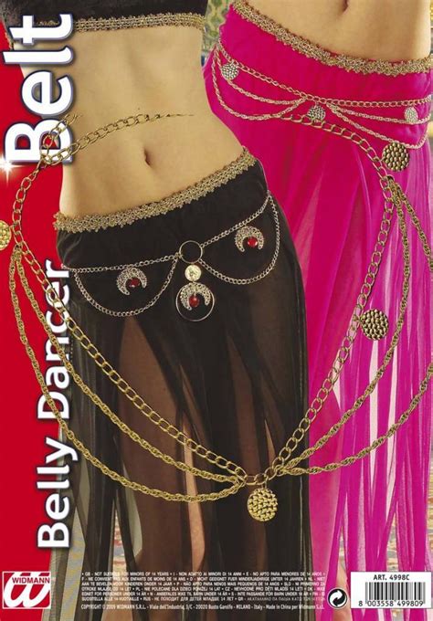 Arabian Nights Belly Dancer Belt by Widmann 4998C | Karnival Costumes