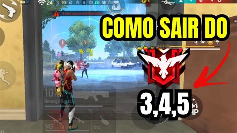 COMO SAIR DO MESTRE 3 4 5 ESTRELAS RÁPIDO NO FREE FIRE E PEGAR ELITE