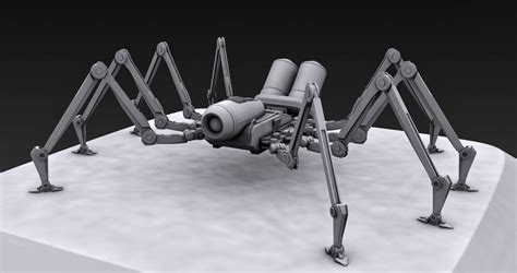 Spider Robot 3d Model 3d Printable Cgtrader