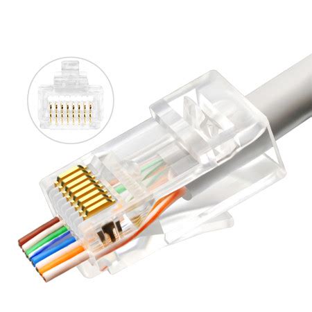 Easy Connect Cat 6 Unshielded RJ45 Modular Plug Behpex Cable