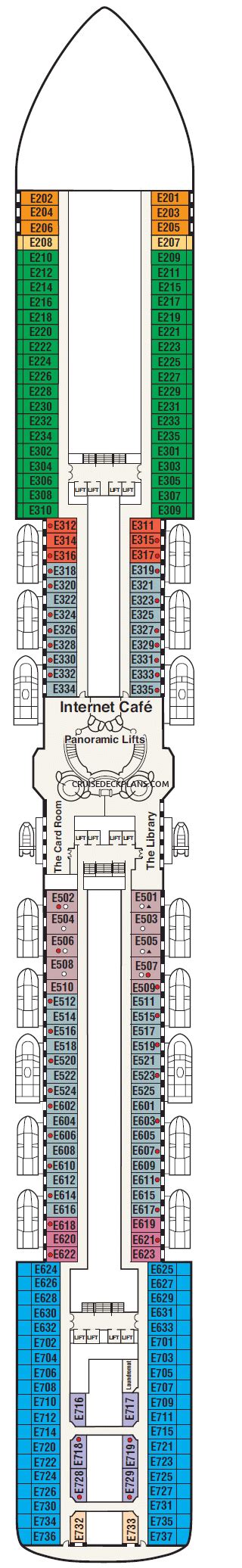 Coral Princess Deck Plans Layouts Pictures Videos