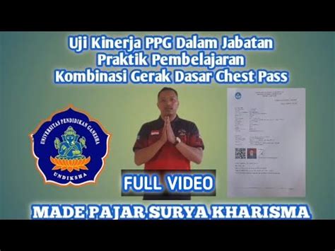 Full Video Uji Kinerja Ppg Dalam Jabatan Kategori Tahun Full