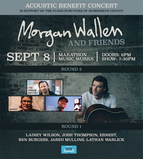 (icymi) MORGAN WALLEN ANNOUNCES BENEFIT CONCERT AT NASHVILLE’S MARATHON ...