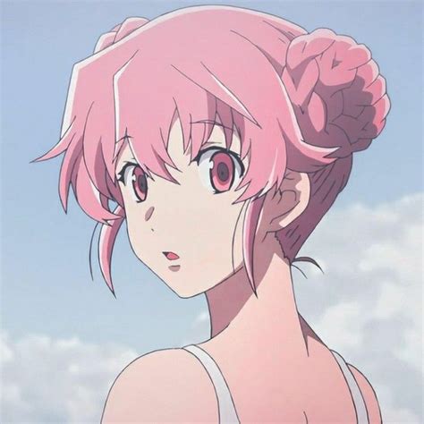 Manga Girl Yuno Gasai Anime Mirai Nikki Future Diary Blood Anime