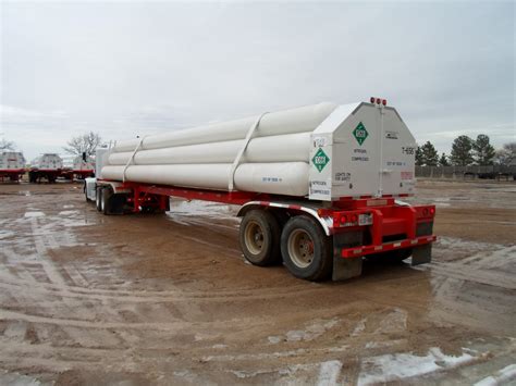 Nitrogen N2 Tube Trailer 9 Tubes Un Iso 11120 2668psi 40 Ft Non