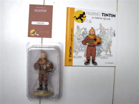 Figurine Tintin La Collection Officielle Tintin En Scaphandre Marin N