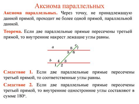 Параллельные прямые - online presentation