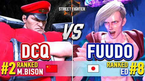 Sf Dingchunqiu Ranked M Bison Vs Fuudo Ranked Ed Street