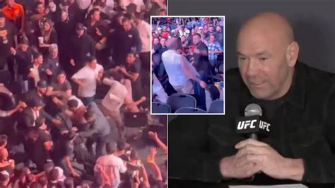 Dana White Left Furious After Ufc Fight Night Mexico Crowd Brawl As