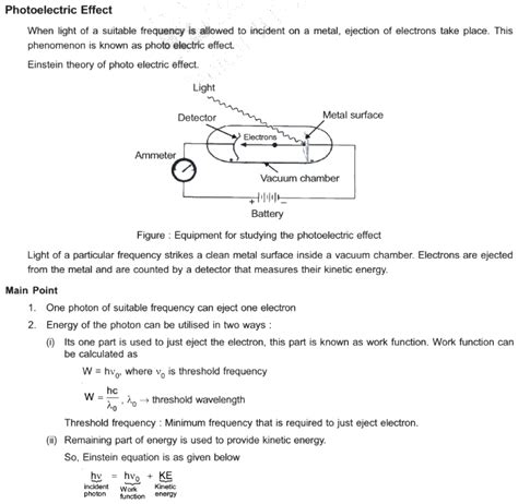 Explain in detail what is PHOTOELECTRIC EFFECT?