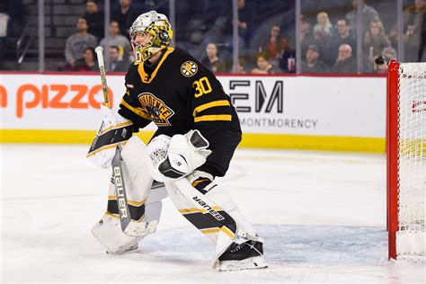 Down On The Farm Bruins Daniel Vladar Has A New Style Thats Paying