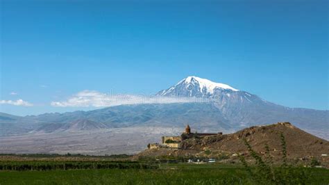 Mount Ararat Big Ararat And Small Ararat In Armenian Mount Masis In