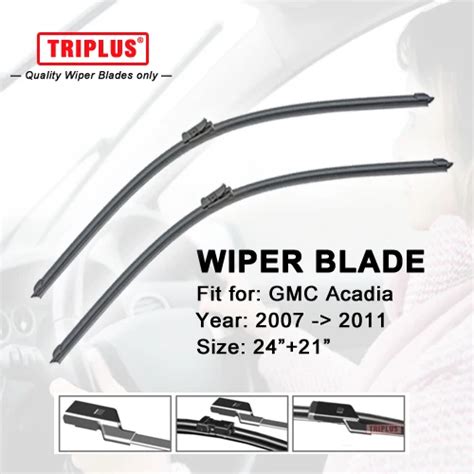 Wiper Blade For Gmc Acadia Set Flat Aero Beam