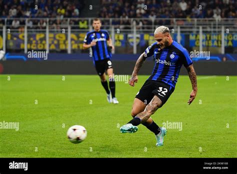 Milan Italy October 26 2022 Federico Dimarco Fc Inter During The