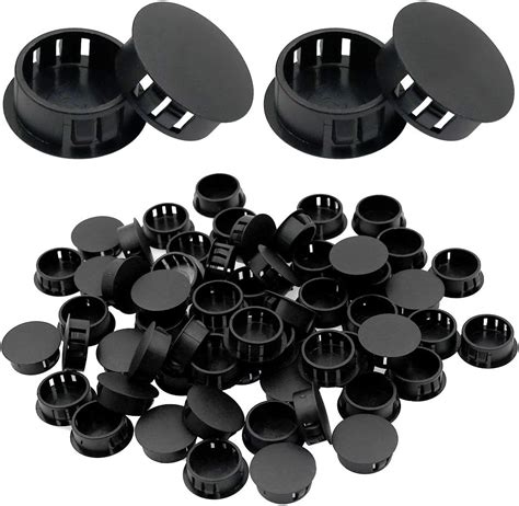 Amazon Qjaiune Inch Mm Hole Caps Black Plastic Hole Plugs