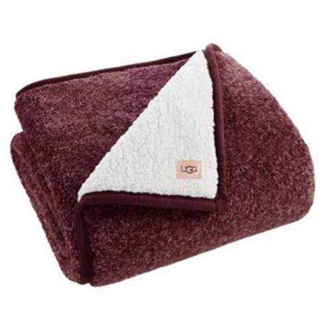 Ugg® Melange Classic Sherpa Throw Blanket In Red 50 X 70 In Kroger