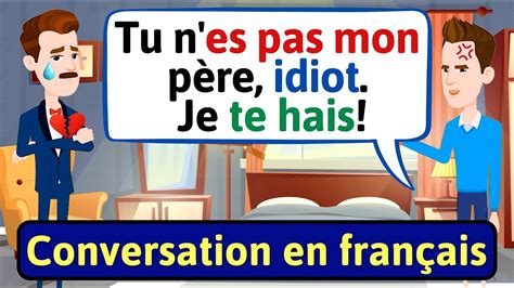 Daily French Conversation Practice With Subtitles P Re Contre Fils