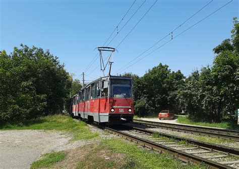 Краснодар, 71-605 (КТМ-5М3) № 595 — Фото — Городской электротранспорт