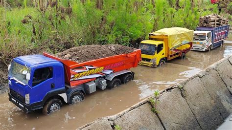 Rc Handmade Mobil Truk Tronton Oleng Dump Truck Hino 500 Ud Quester