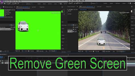 How To Remove Green Screen In Adobe After Effects Cc 2018 New Tutorial