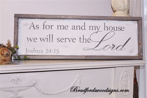 Be Strong And Courageous Scripture Farmhouse Sign Joshua 1 9