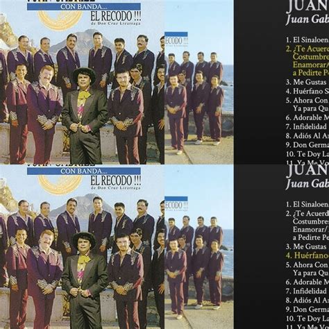 Juan Gabriel Con Banda El Recodo Album Completo Album Disco