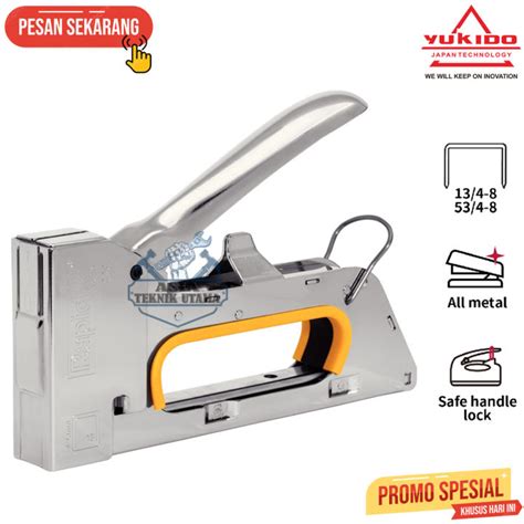 Staples Tembak Ukuran Pcs Gun Tacker Stapler Jok Staples Dan