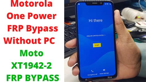 Motorola One Power Frp Bypass Without Pc Android Motorola One