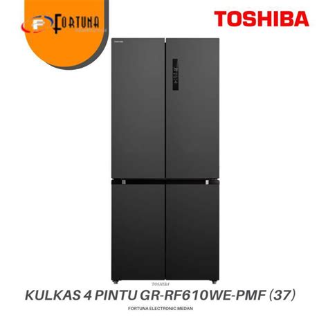 Jual Kulkas Toshiba Multi Door 4 Pintu Pure Bio Smart Control Panel