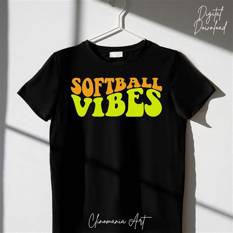 Vibraciones De Softbol Svg Softbol Svg Béisbol Svg Softbol Etsy México