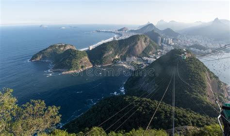 Rio De Janeiro Brazil Sugarloaf Cable Car Sugarloaf Mountain