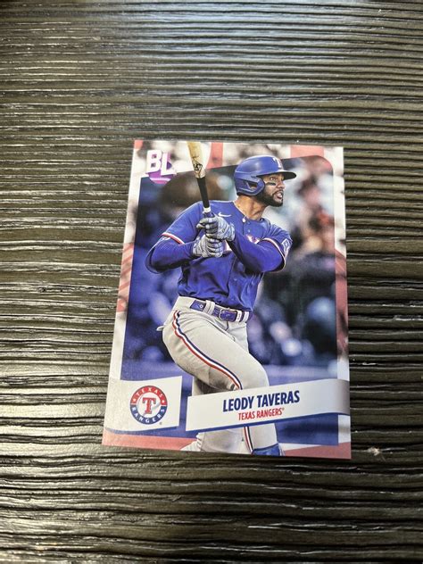 Topps Big League Leody Taveras Texas Rangers Ebay