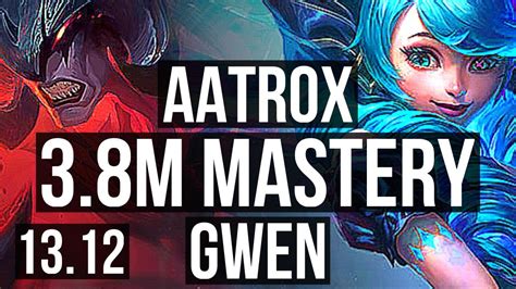 Aatrox Vs Gwen Top M Mastery Games Solo Kills Euw