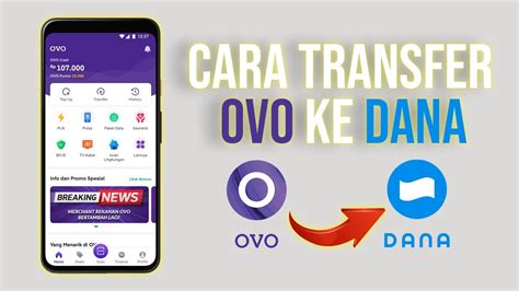 Cara Transfer Saldo OVO Ke Dana Terbaru YouTube