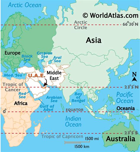 The United Arab Emirates Maps And Facts World Atlas