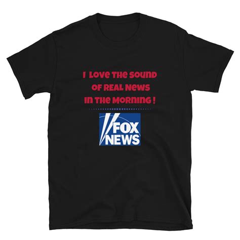 I Love Fox News T Shirt Red Appetizer