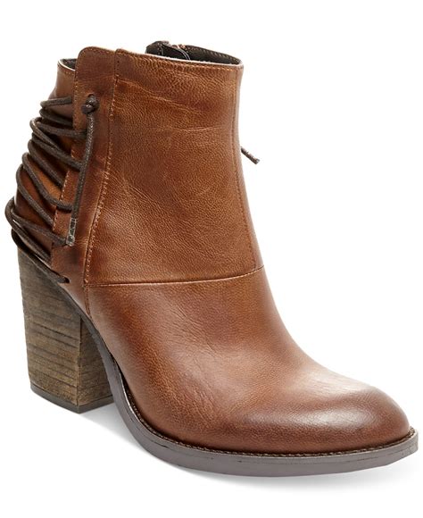 Steve Madden Womens Raglin Booties In Brown Lyst