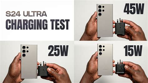 Samsung Galaxy S Ultra W Vs W Vs W Ultimate Charging Test