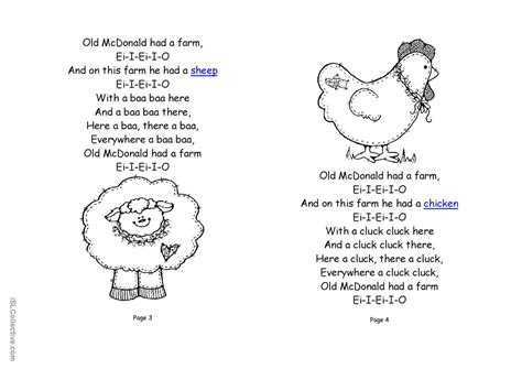 Old Mcdonald Had A Farm Book English Esl Worksheets Pdf And Doc