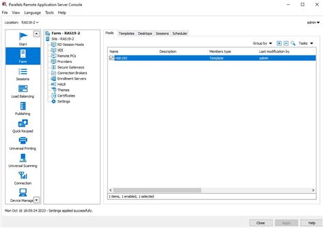 Kb Parallels Vdi Remote Desktop Session Host Template And Hosts