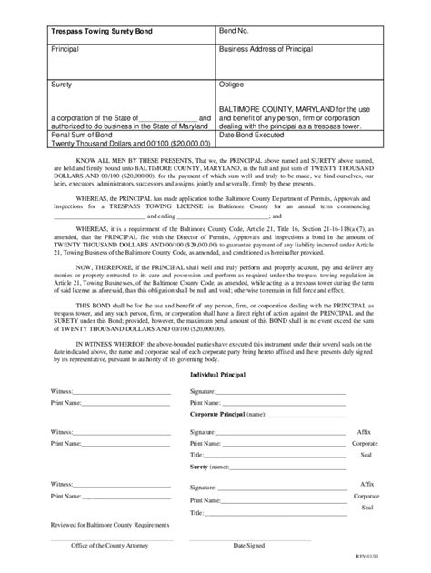 Fillable Online Surety Bond Of Information Requestor Driver Vehicle