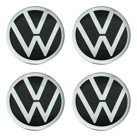 Emblema Adhesivo De Resina De Volkswagen Tapa Adhesiva Mm Color