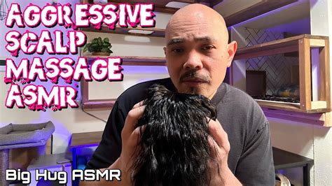 Asmr Fast Mic Scratching Aggressive Scalp Massage With Real Hair