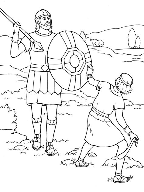 David And Jonathan Coloring Page Jonathan And David Friendship Coloring ...