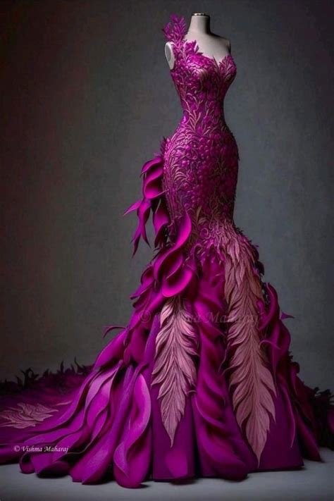 Dark Purple Angel Dress Fashion Dresses Fantasy Dress Glamour Dress