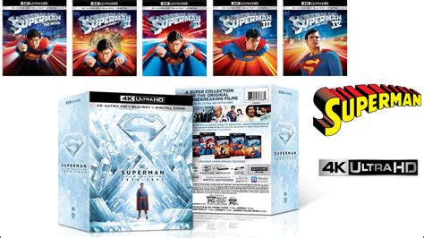 Superman Film Collection Standard Edition K Ultra Hd Blu Ray Box